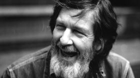 In a 1972 portrait, composer John Cage, whose music was one of the animating spirits of the New Albion label.