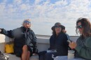 Passengers boarded a 35-foot fishing boat at Ryder's Cove in Chatham for a shark tour hosted by the Atlantic White Shark Conservancy, Sept. 12, 2025.