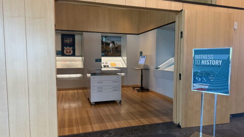 The Pennsylvania State Archives in Harrisburg is displaying artifacts that showcase Pa.'s experiences.
