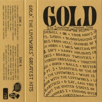 cover for The Livewires' greatest hits cassette tape with all of the songs written out