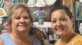 Left to Right-Berea Chamber of Commerce President Shelley Wolfe-Chamber Manager-Debra Warford