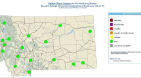 Wildfires are impacting air quality in Libby and Thompson Falls. 