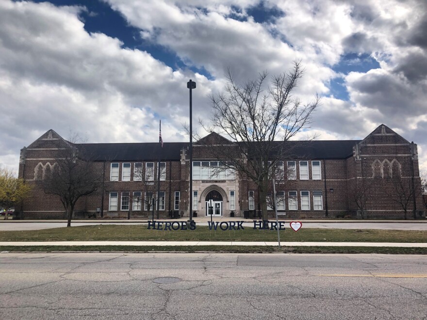 Hawthorne Elementary, seen in 2022, its final year as an elementary school. As part of a building consolidation because of declining enrollment, Elkhart Community Schools is also now closing the building, opened in 1929, as a pre-kindergarten site and sending its students to Roosevelt Elementary. On Wednesday Hawthorne will host an Open House from 4:30 to 6 p.m. for former students and staff.