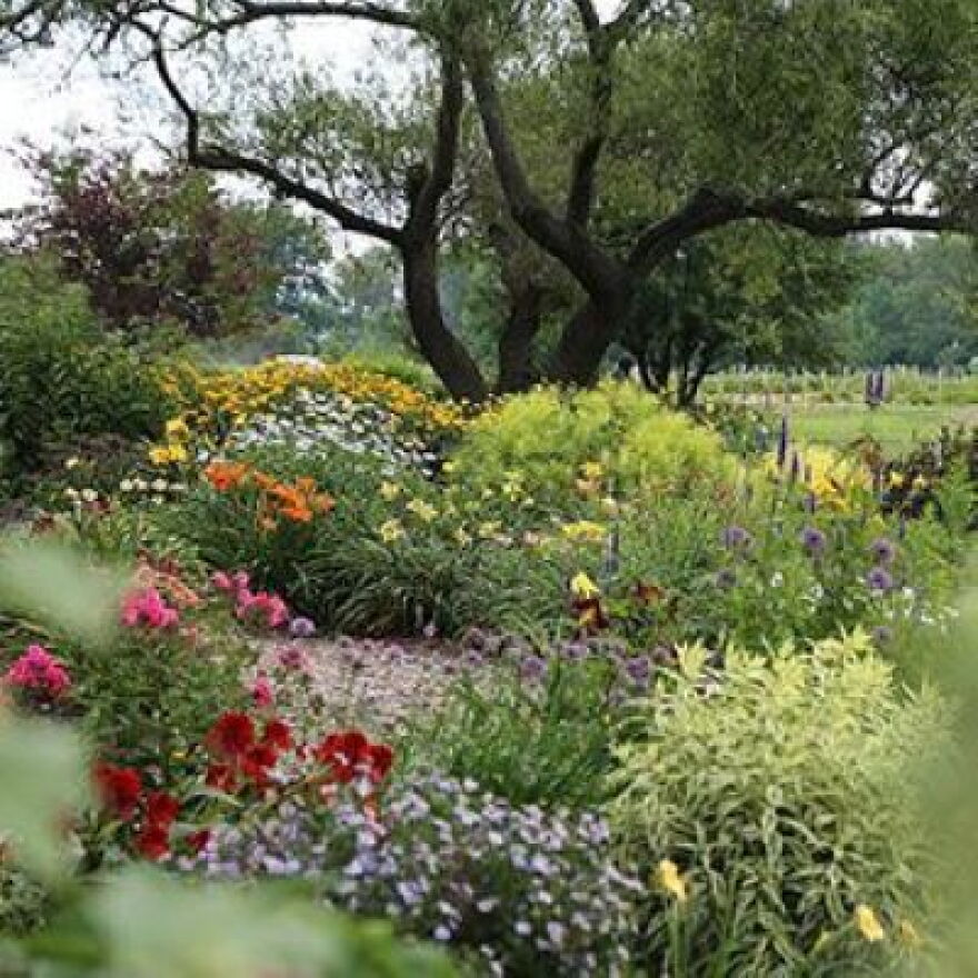One of the many beautiful gardens at Stone Cattage Gardens.
