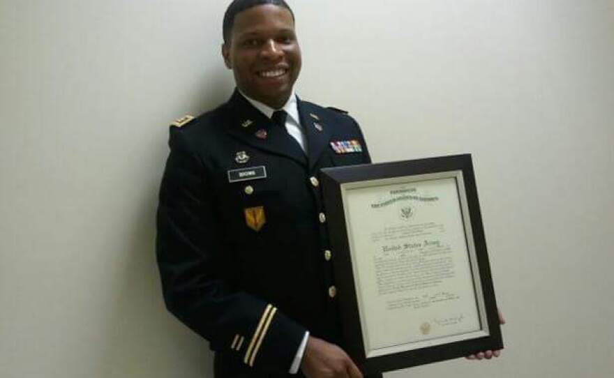 Antonio "Tony" Brown was a captain in the U.S. Army, serving in the Army Reserve at the time of his death.