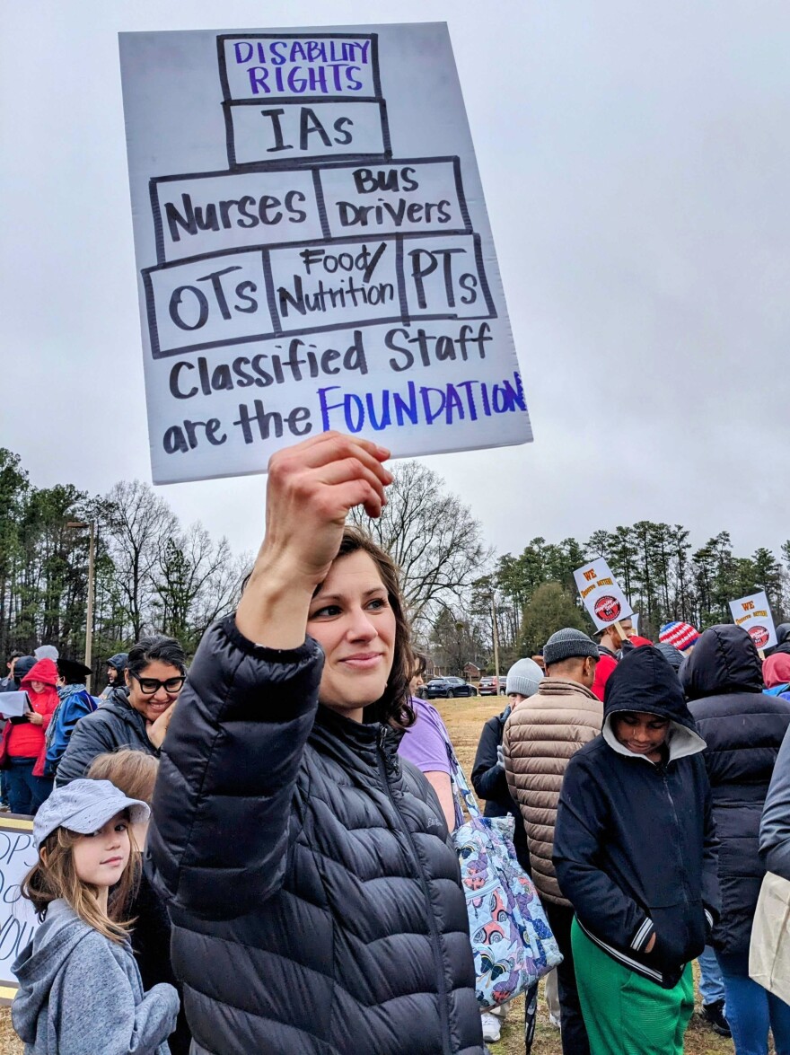 Martha Figuerado -- Durham Public Schools Protest