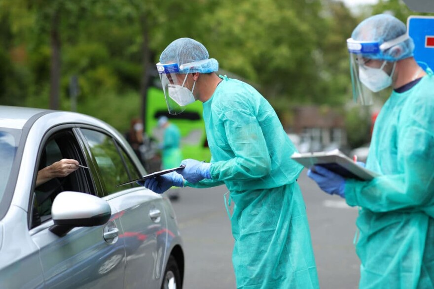 Coronavirus infection rates are climbing again in Germany. (Andreas Rentz/Getty Images)