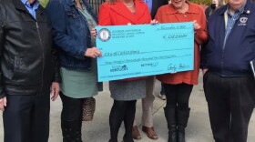 Catlettsburg Mayor Faith Day and Governor Andy Beshear and local leaders