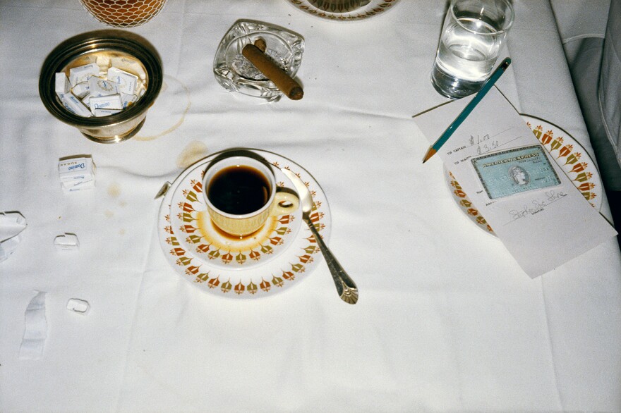 Stephen Shore, <em>New York City, New York</em>, September–October 1972, with the recipe: <a href="#pie">Stephen Shore's Key Lime Pie Supreme</a>.