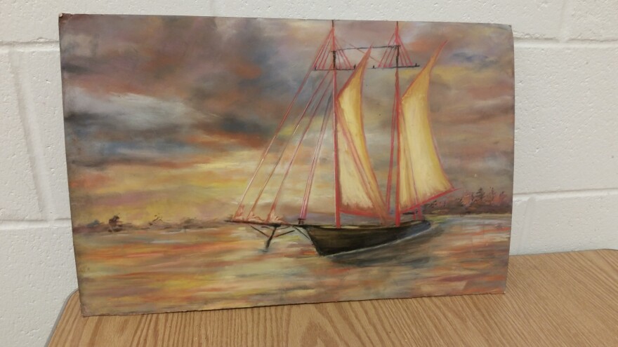 One of the many art pieces created by inmates at the Leelanau County Jail.