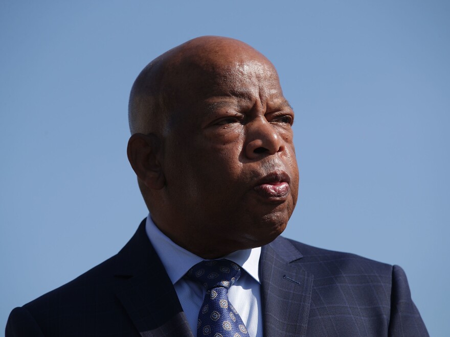 Rep. John Lewis was remembered Saturday for his decades of service as a champion for civil rights. Lewis died Friday at the age of 80.