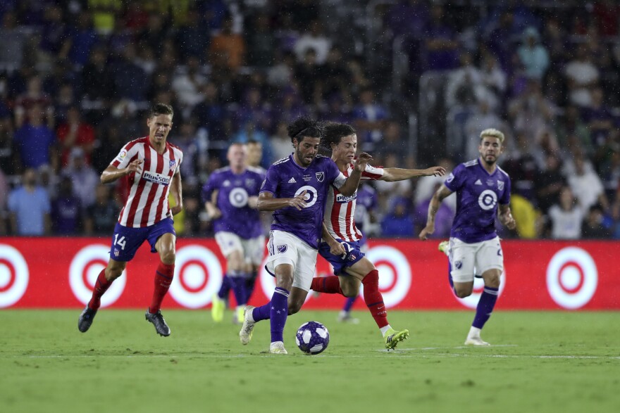 The MLS All-Stars face off against Aletico Madrid July 31 in Orlando, Fla. MLS officials announced Tuesday that Charlotte is getting the 30th Major League Soccer team. 