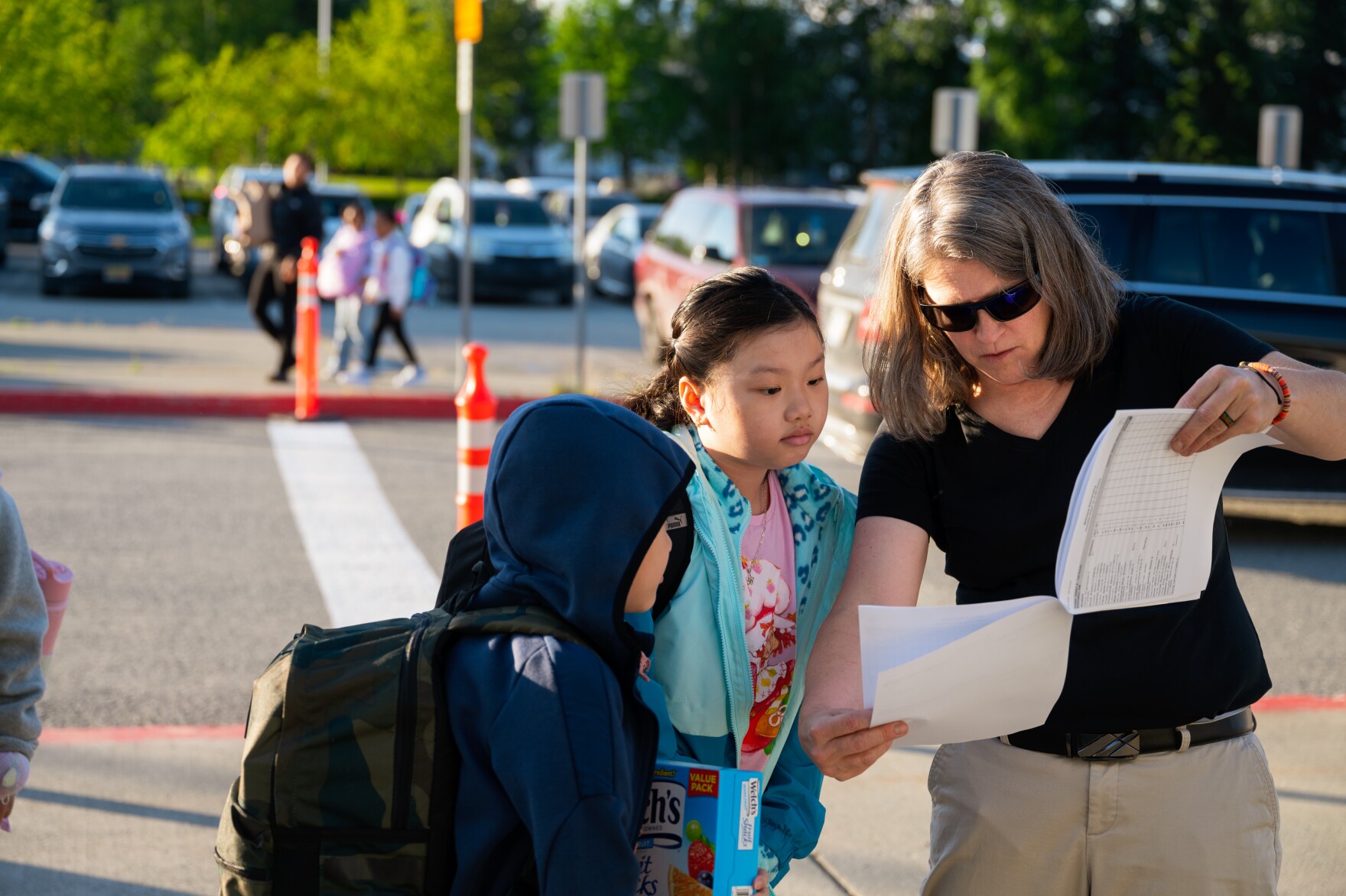 Anchorage parents, students adjust to big changes on the first day of ...
