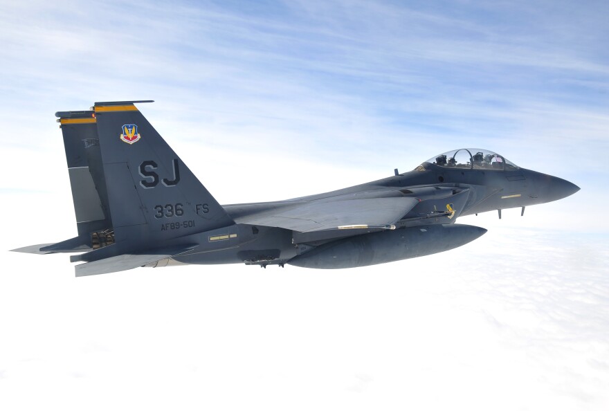 To keep up their skills, Air Force pilots at Seymour Johnson Air Force Base usually have to fly eight or nine times a month.