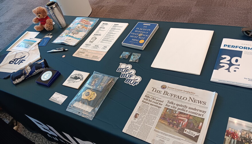 "See you in 2076!" On display were objects to be placed in a new time capsule that will be sealed and put away for the next 50 years, to be opened again for the