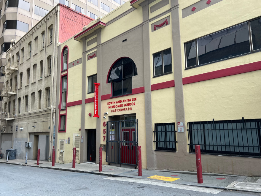 The Edwin and Anita Lee Newcomer School, which has been vacant for two years.