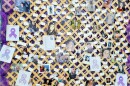 The memorial wall at International Overdose Awareness Day in 2025.