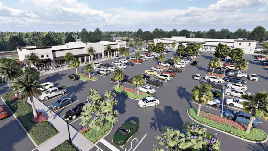 Grand Cypress is planned to include a grocery anchor, stores, outparcels and two multifamily properties.