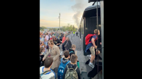 On Friday, Oct. 3, students from Rockhill and Shade Gap elementary schools met at the Orbisonia station for a trip to the Southern Huntingdon High School.