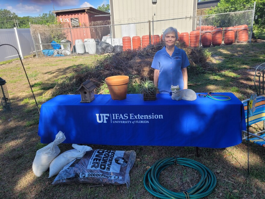 Agent Lynn Barber with UF IFAS Hillsborough County extention with potential hurricane projectiles