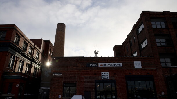 The Hungerford Building was once home to over 100 artists studios. After the building was sold to Peter Hungerford in 2022 less than 15 studios are occupied by artists and many of them have plans to move out.