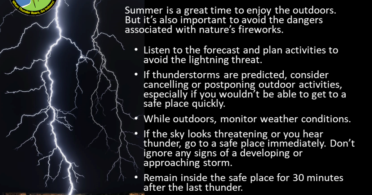 Lightning can strike in different ways; how they happen and what to avoid.
