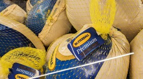 The price of turkey in Indiana is down by about 4 percent from last year, according to the Indiana Farm Bureau's Thanksgiving market basket.