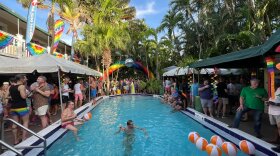  Island House in Key West hosted the June 2, 2022, Pride kickoff party. 