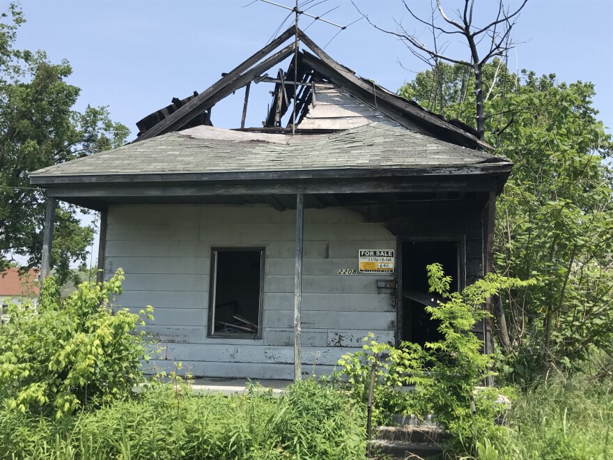 Many properties in Cairo, Ill., are abandoned or condemned, leading to questions about where people in the projects will move. Bids on this house start at $640. There hasn't been a new, private home built in Cairo for 50 years.