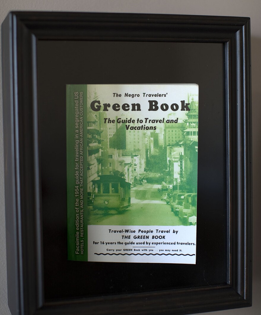 A copy of "The Green Book," which listed places that were safe for African Americans to travel to in the 50s and 60s.