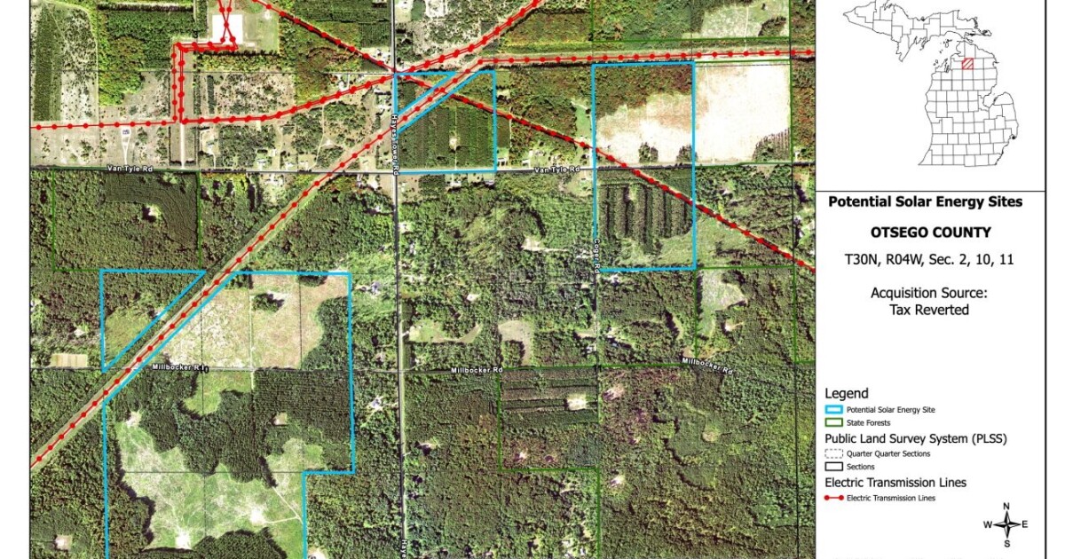 Debate Over Proposed Solar Development on Michigan State Land Debate Over Proposed Solar Development on Michigan State Land