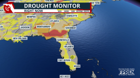 Florida drought map as of Nov. 11, 2025.