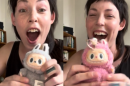 Richmonder and Labubu fan Laura Paster unboxes two Labubus she ordered online.