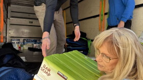 Members of the Kentucky REALTORS Relief Foundation helping flood victims