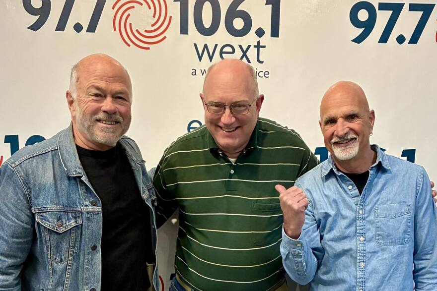 Joel Brown, Chris Wienk & Dave Maswick at WEXT Radio