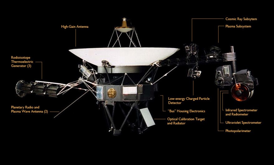 NASA launched its twin Voyager spacecraft in 1977.