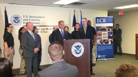 ICE Acting Director Matthew T. Albence was in Dallas Wednesday to discuss the agency's total number of arrests and removals in the 2019 fiscal year.