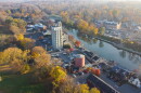 Pittsford, New York along Erie Canal in Monroe County.
