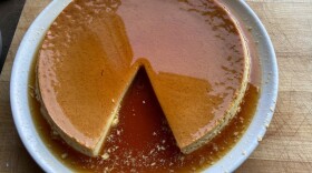 Maple creme caramel (Kathy Gunst/Here & Now)