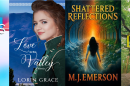 Four book covers edited together. 
