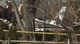 A viewer sent in videos showing smoke billowing from the scene.