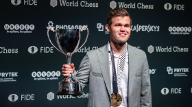 Magnus Carlson of Norway claimed the title of world champion in 2018. He is among the top-tier players at the 2019 Grenke Chess Classic.