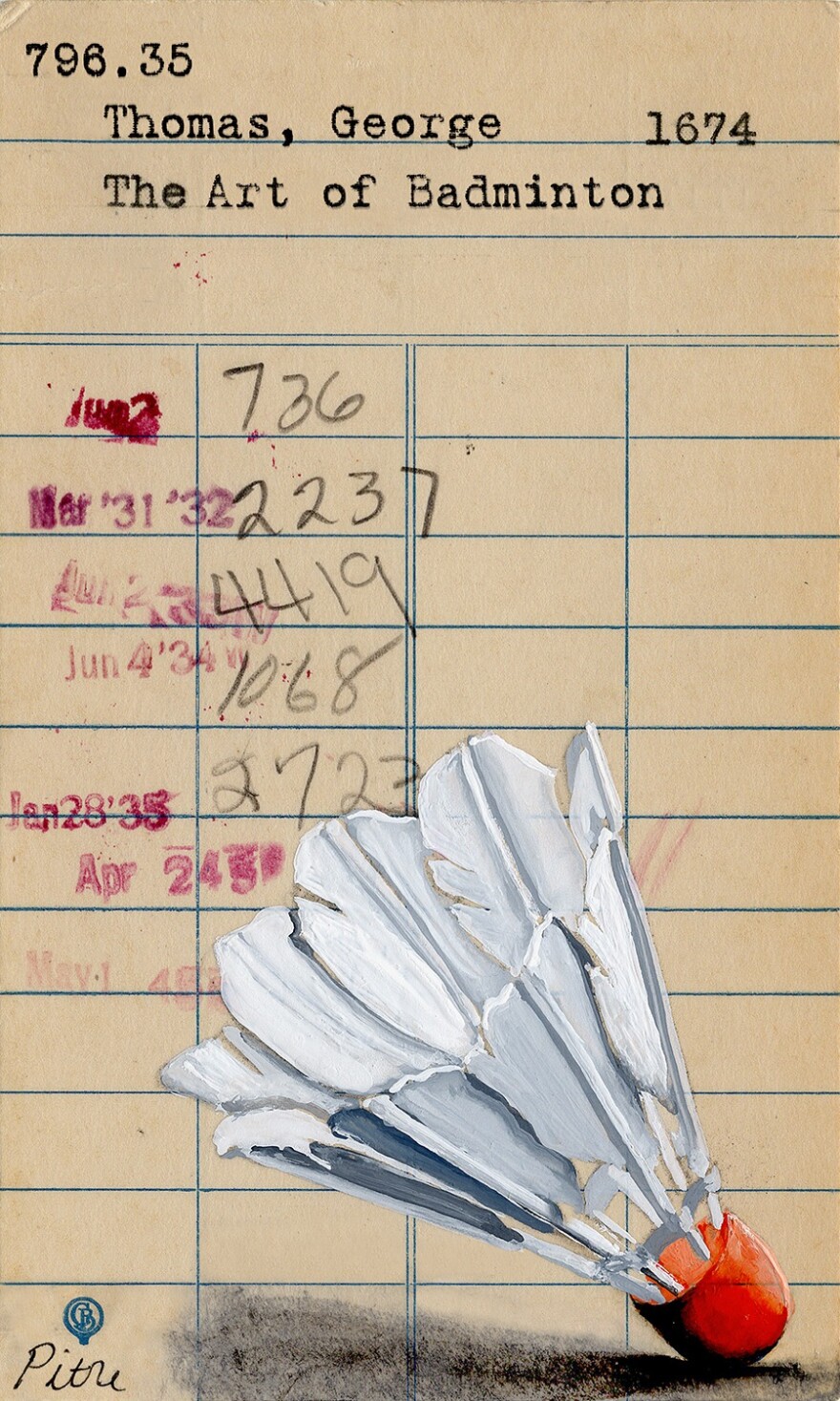 Heidi Pitre's illustration for "The Art of Badminton," by George Thomas.