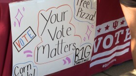 A lot of IU students are still registered in their hometowns. Getting them registered in Monroe County makes casting a ballot a lot easier in November. 