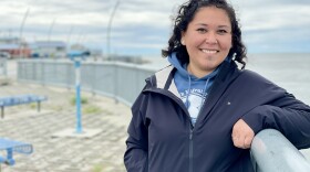 Democrat Robyn Niayuk Burke, from Utqiagvik, is the only candidate in the race who had raised enough campaign cash by mid-July to do much travel in the district, and the only(Liz Ruskin/Alaska Public Media)