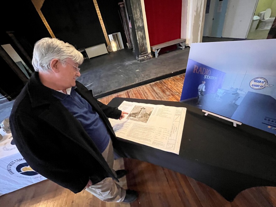 Architect John Ferraro says the many-faceted restoration project will transform a dank decrepit cellar into community-friendly space. Plans have the organization’s small radio station occupy part of the space in the Mansion Neighborhood.