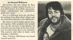 One of Howard Wilkinson's very first bylines -- ever.