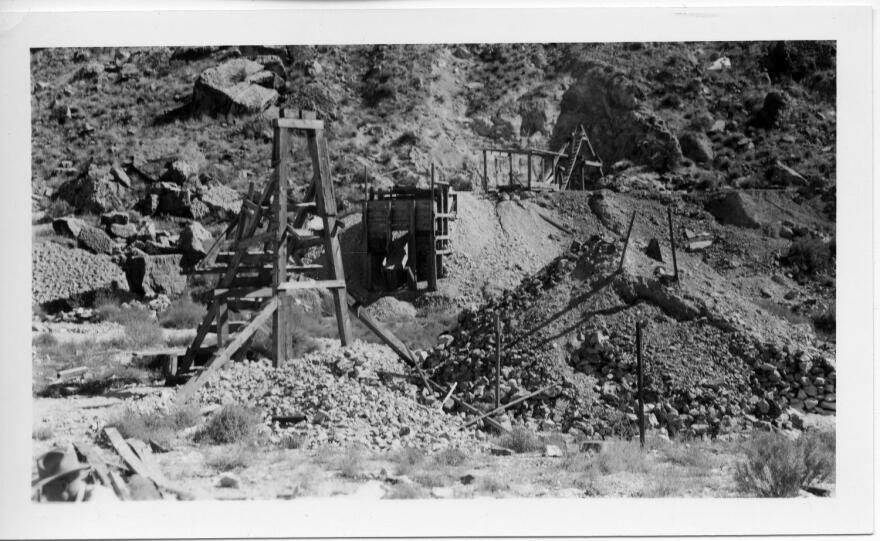 The Hack Canyon mine. Hack Canyon is a tributary of Kanab Creek and is located north of Grand Canyon National Park.