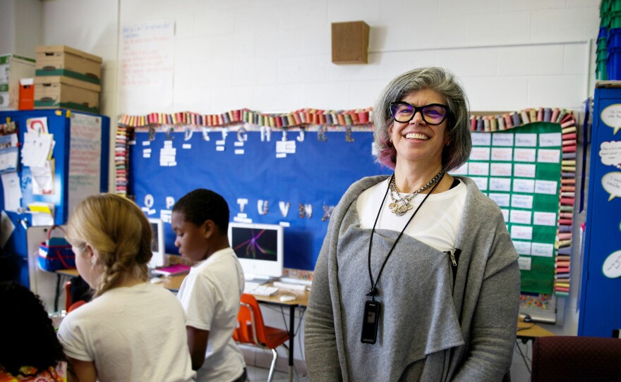 A 17-year veteran of the classroom, Amy Wertheimer teaches fifth grade at Watkins Elementary in Washington, D.C.