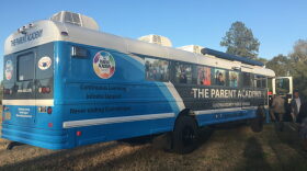 The first mobile classroom in the Alachua County School District for the Parent Academy. Photo by Daniela Hurtado